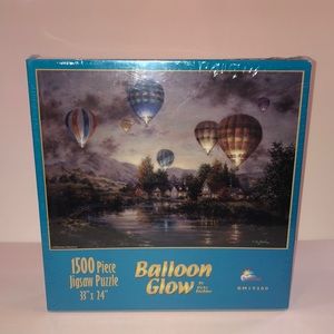 New 1500 Piece Balloon Glow Jigsaw Puzzle